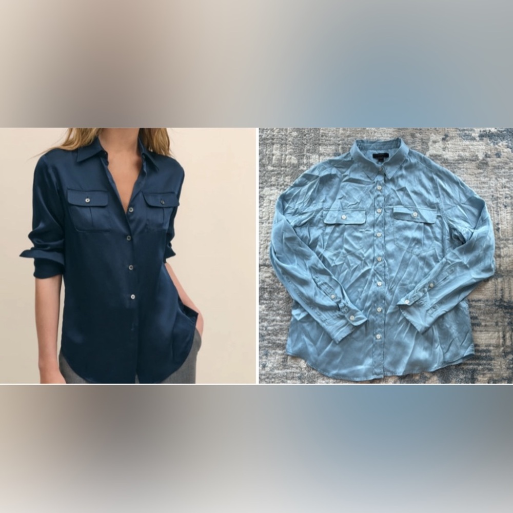 JCREW 100% SILK TOP